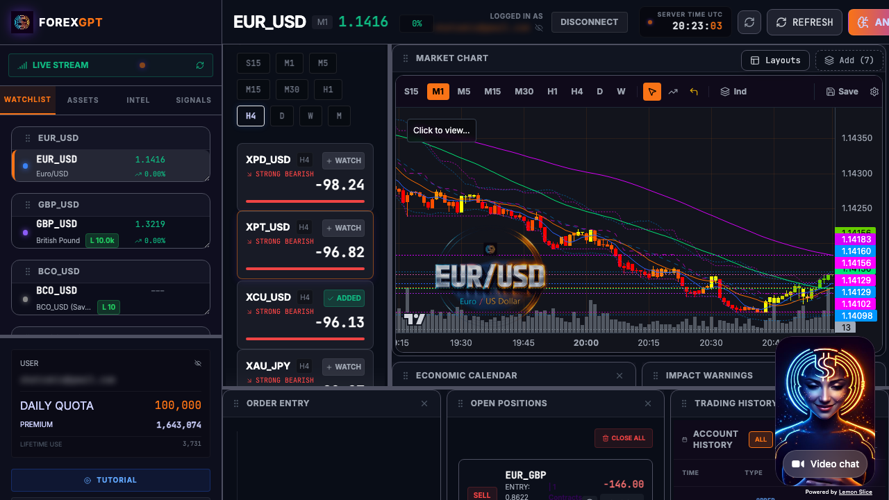 Scan results showing assets sorted by signal strength